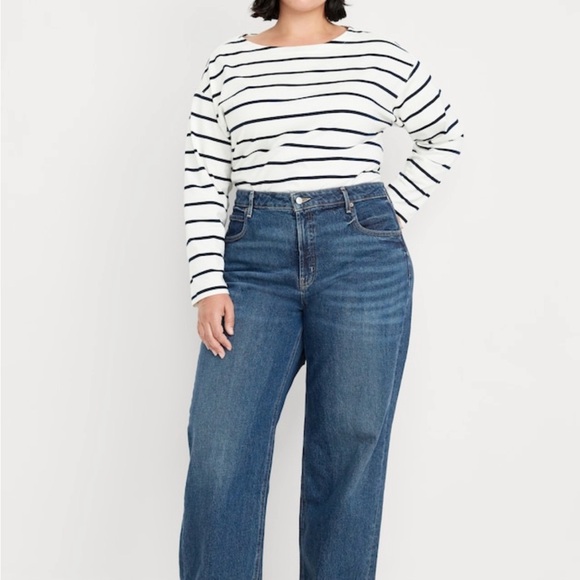 NWT Old Navy Extra High-Waisted Wide-Leg Jeans - Picture 1 of 2